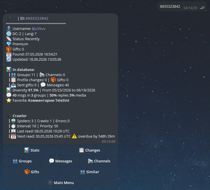 User Search